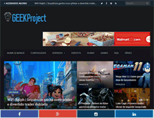 Tablet Screenshot of geekproject.com.br